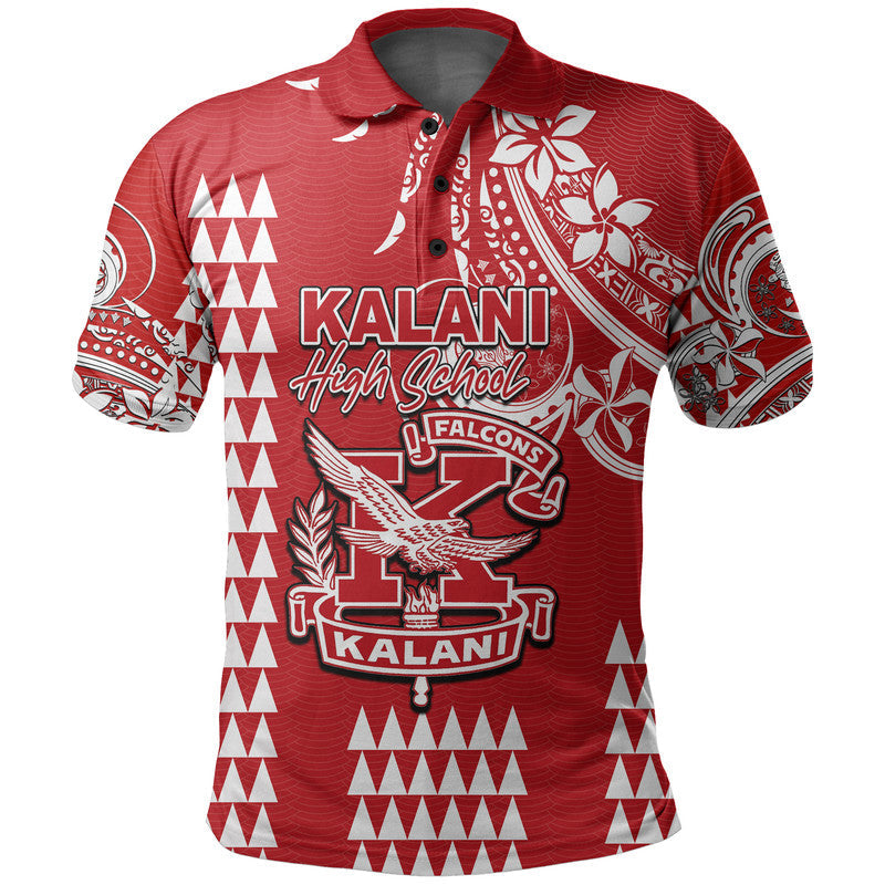 Hawaii High School- Kalani Polo Shirt Mix Kakau
