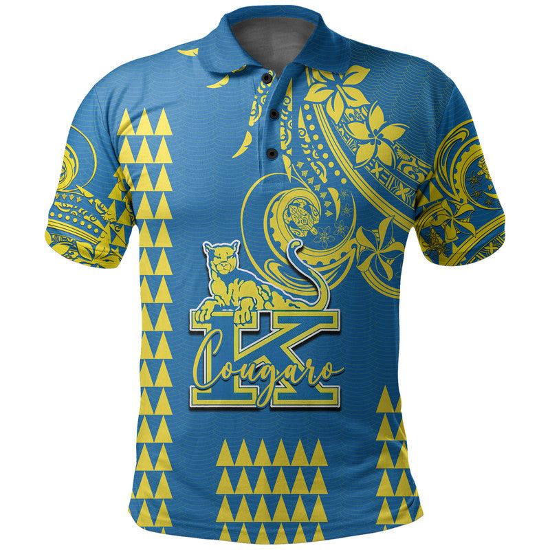 Hawaii High School- Henry J. Kaiser Polo Shirt Mix Kakau Shirt