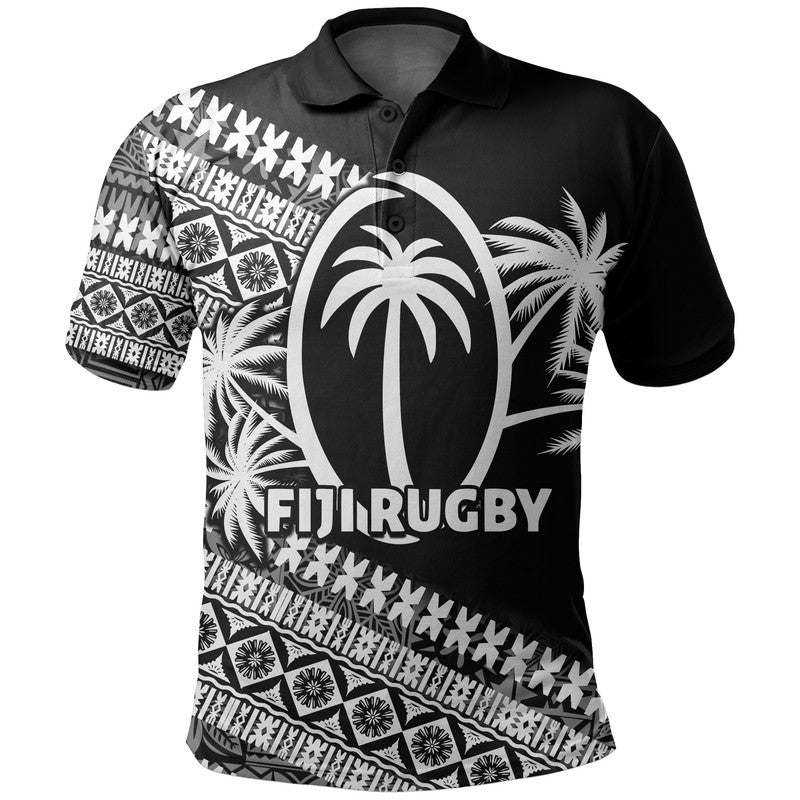 FijI Tapa Rugby Polo Shirt All Over Print