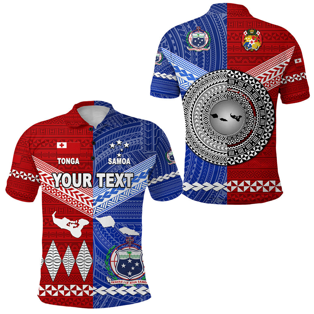 Custom Personalised Tonga And Samoa Together Polo Shirt Unique Style