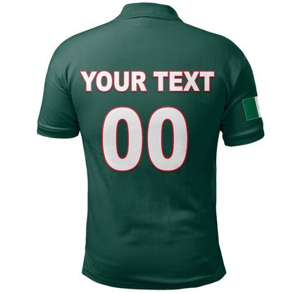 (Custom And Number) Baseball 2023 Mexico Polo Shirt Green Style