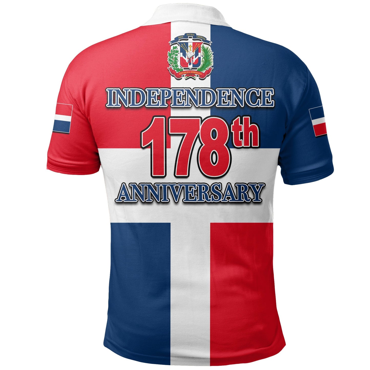Dominican Republic Polo Shirt Independence Day