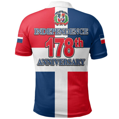 Dominican Republic Polo Shirt Independence Day