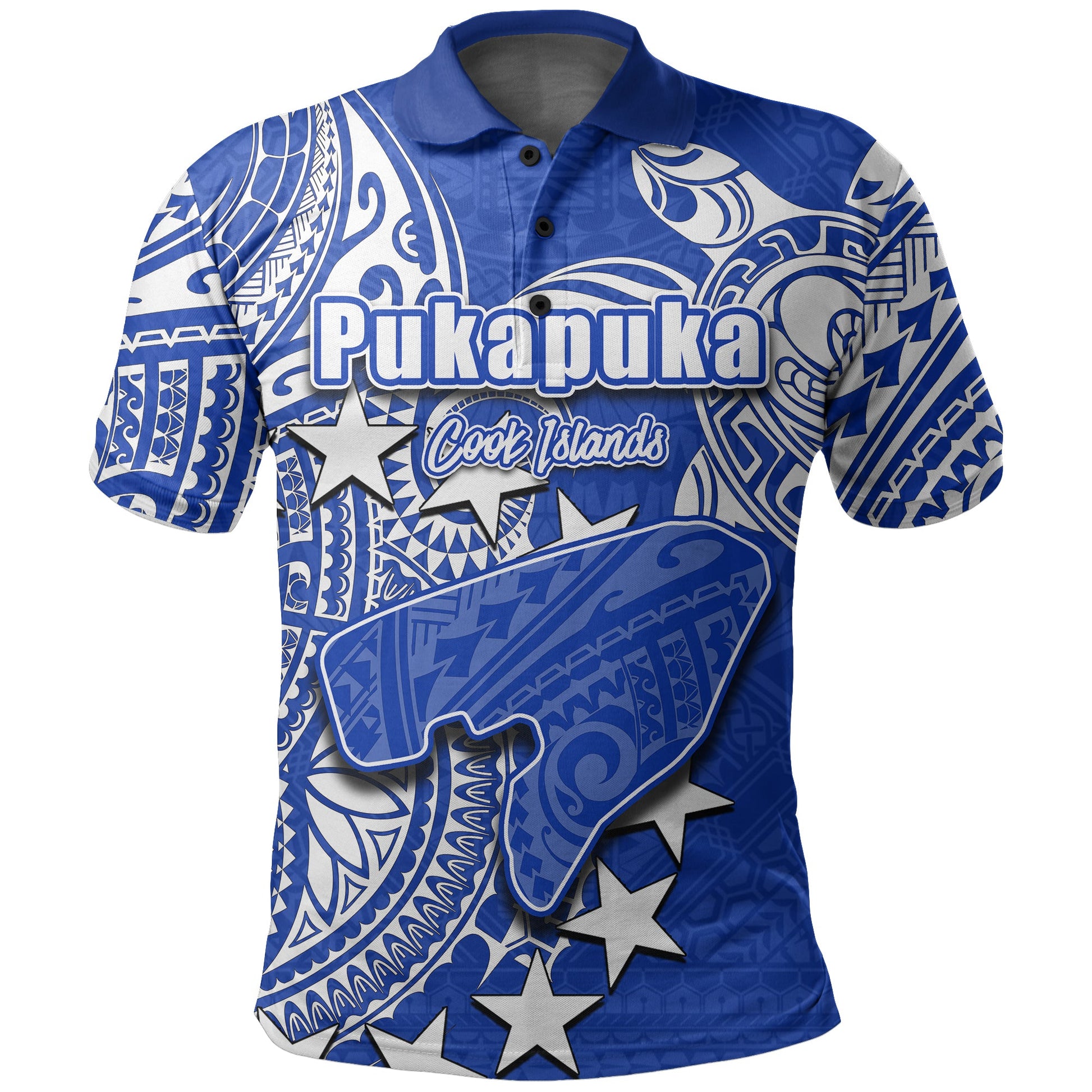 Cook Islands Polo Shirt Pukapuka Shirt All Over Print