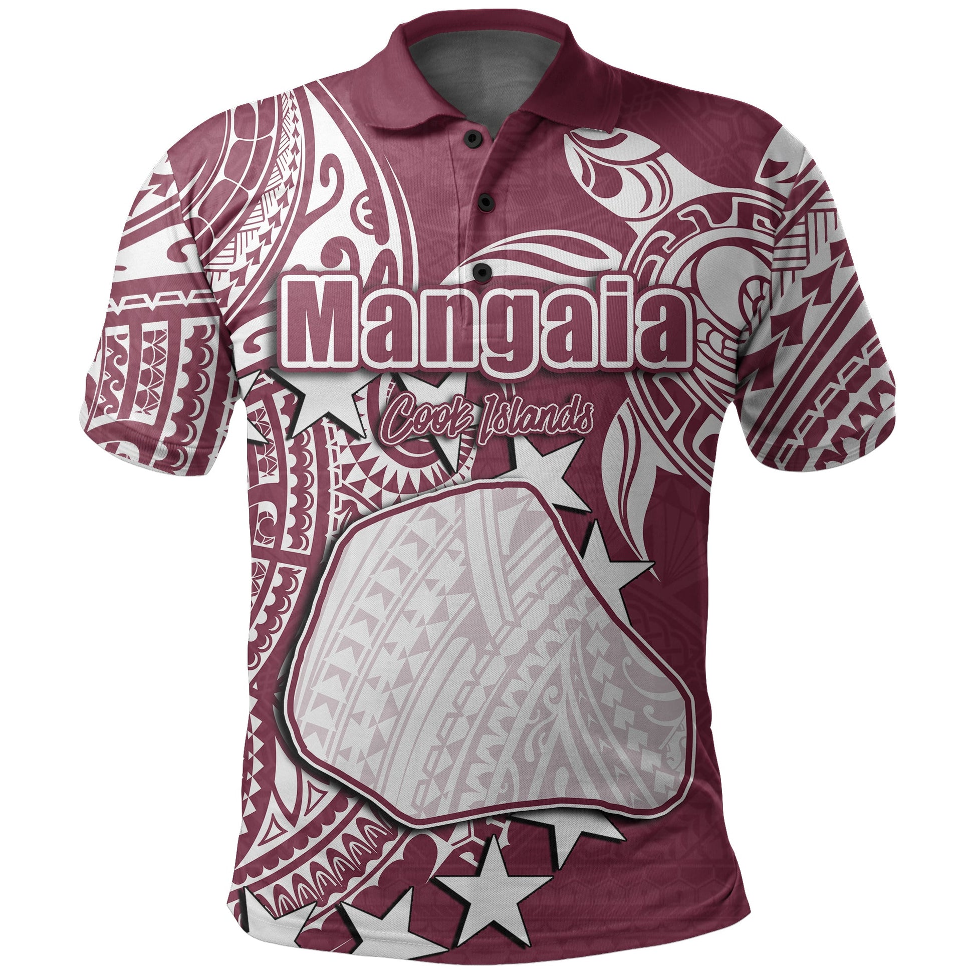 Cook Islands Polo Shirt Mangaia