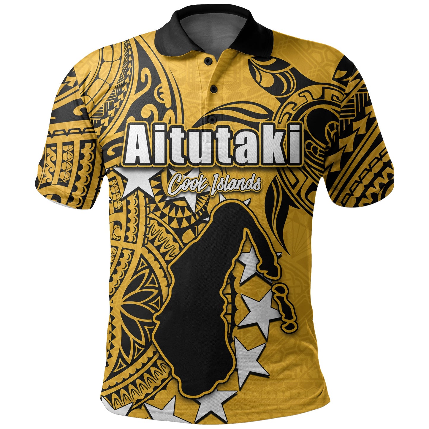 Cook Islands Polo Shirt Aitutaki