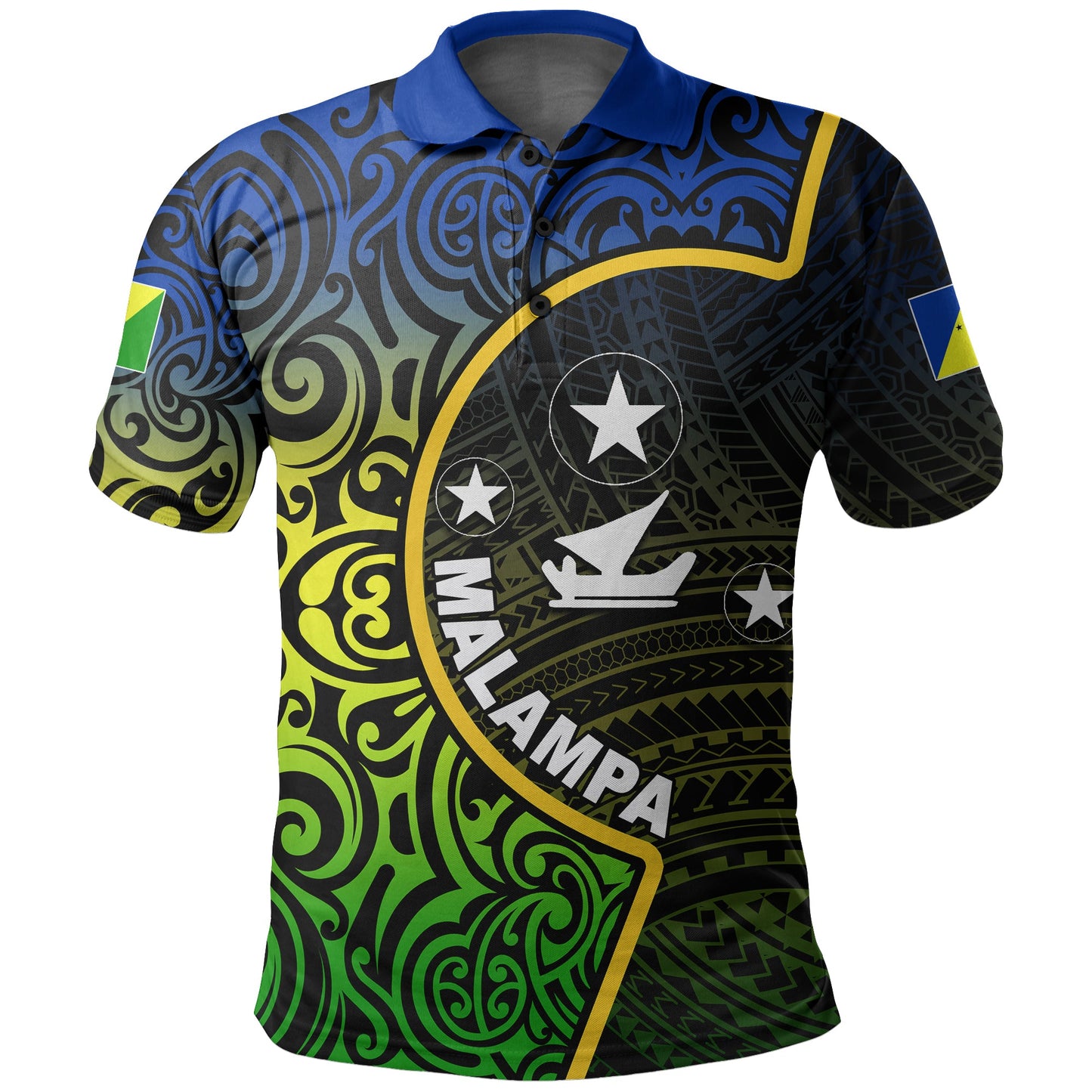 Malampa Province Polo Shirt Flag Color