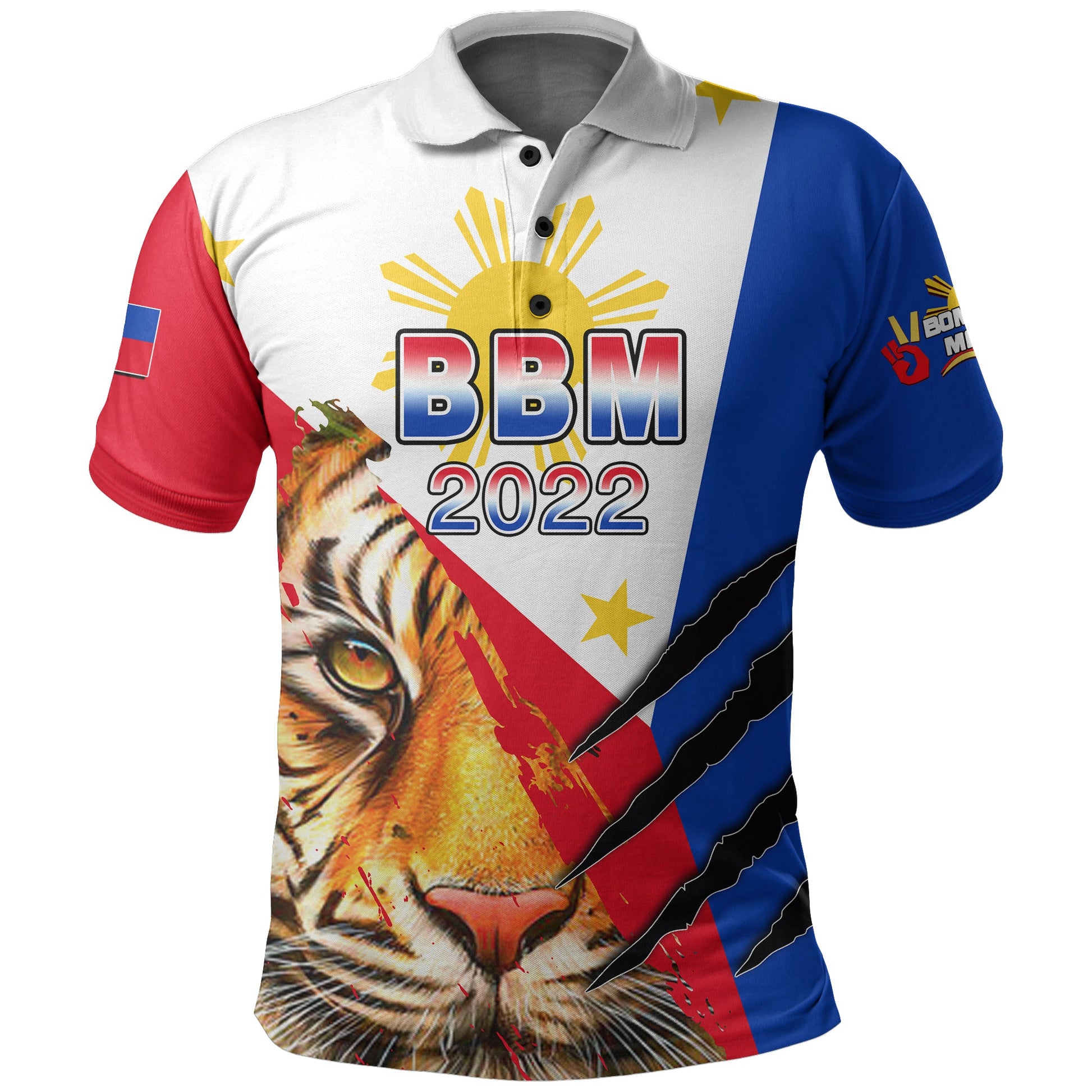 Philippines Polo Shirt BBM 2022 Tiger Of The North