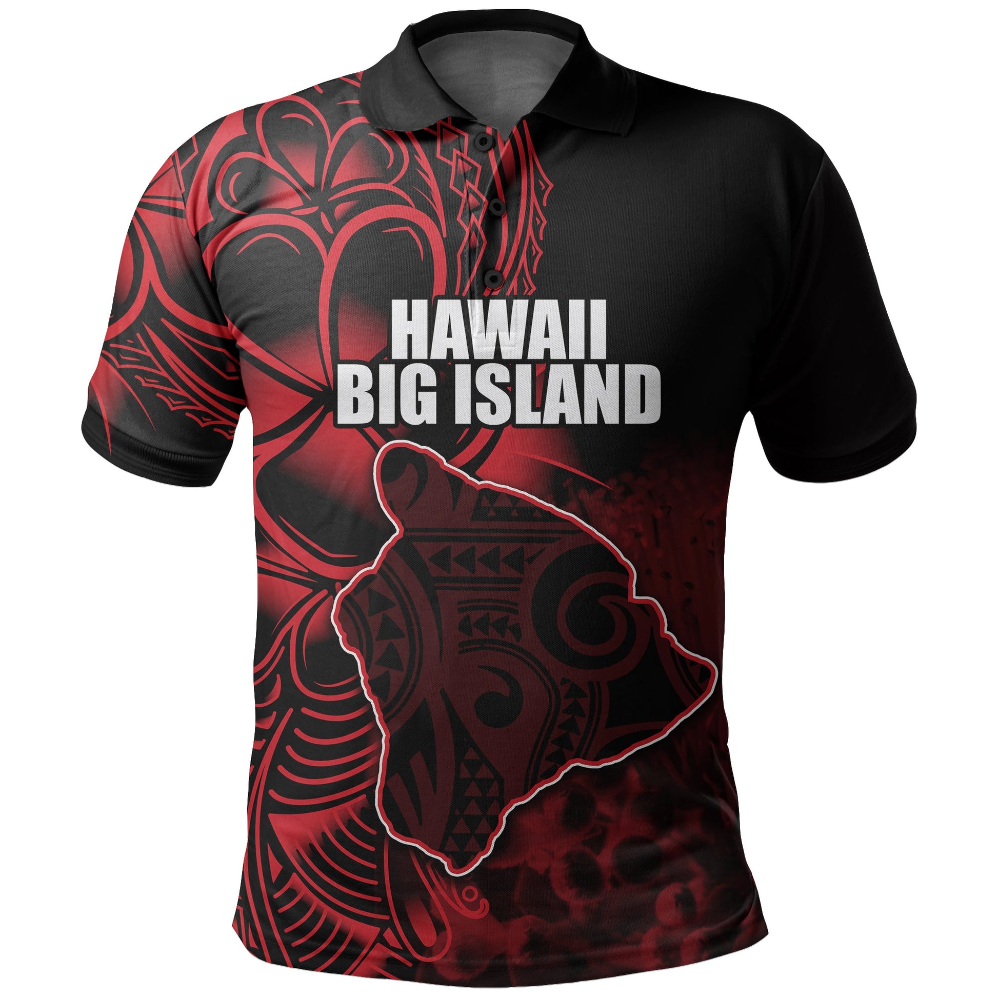 Hawaiian Islands Polo Shirt The Big Island Shirt