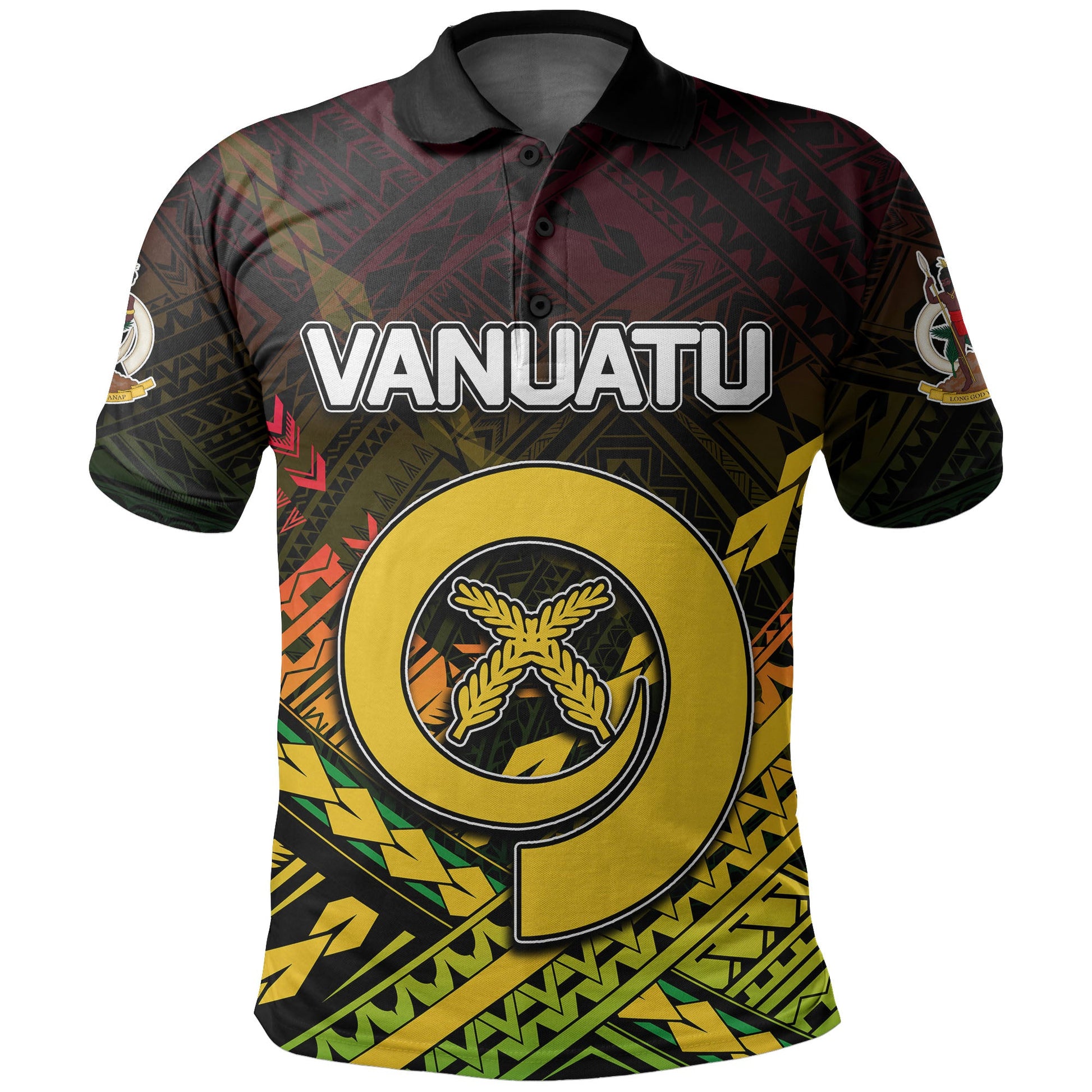 Vanuatu Polo Shirt Polynesian Style