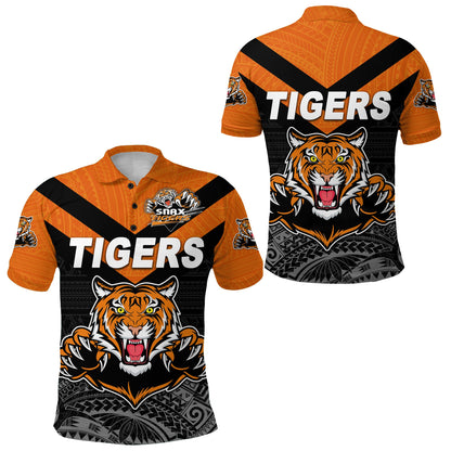 Papua New Guinea Lae Snax Tigers Polo Shirt Rugby Original Style - Black