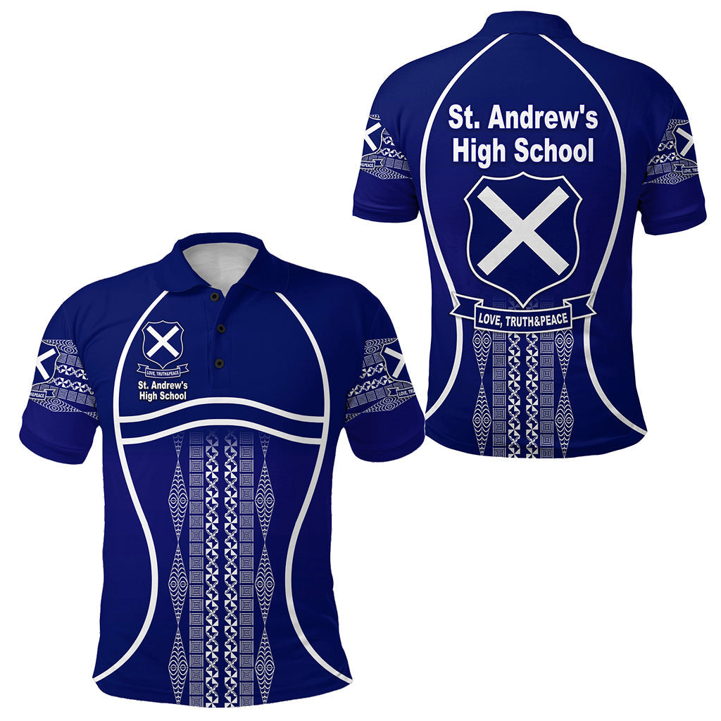 St. Andrew's High School Polo Shirt Unique Vibes