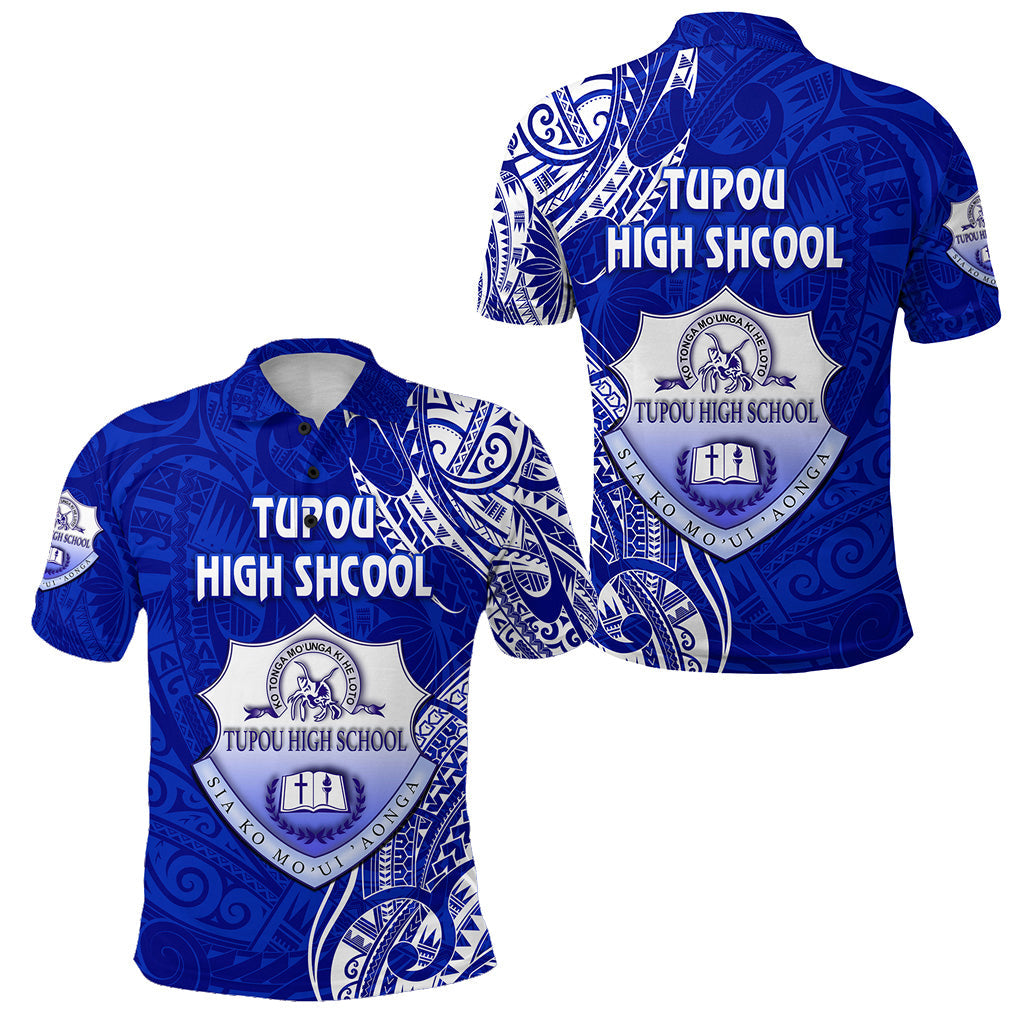 Tonga Tupou High School Polo Shirt Simple Vibes