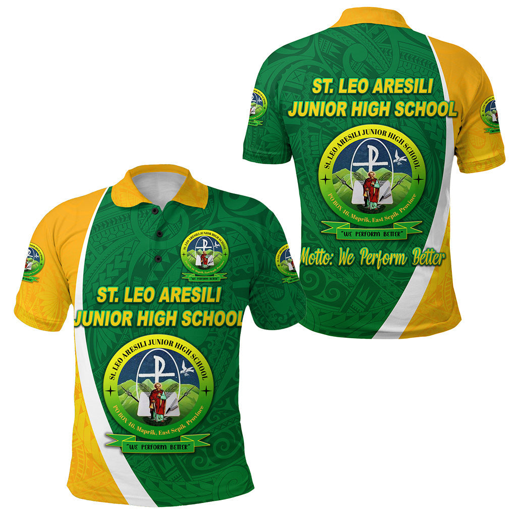 St. Leo Aresili Junior High School Polo Shirt Simple Style