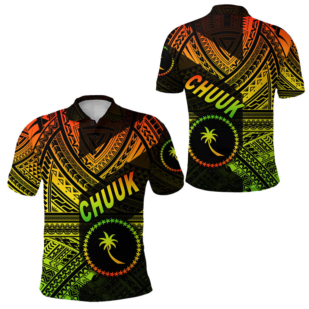 FSM Chuuk Polo Shirt Original Style - Reggae