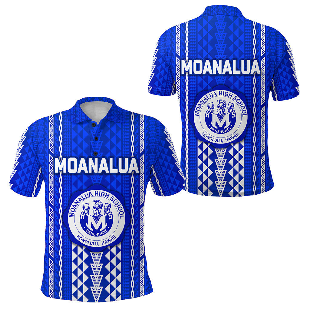 Hawaii Moanalua High School Polo Shirt Simple Style