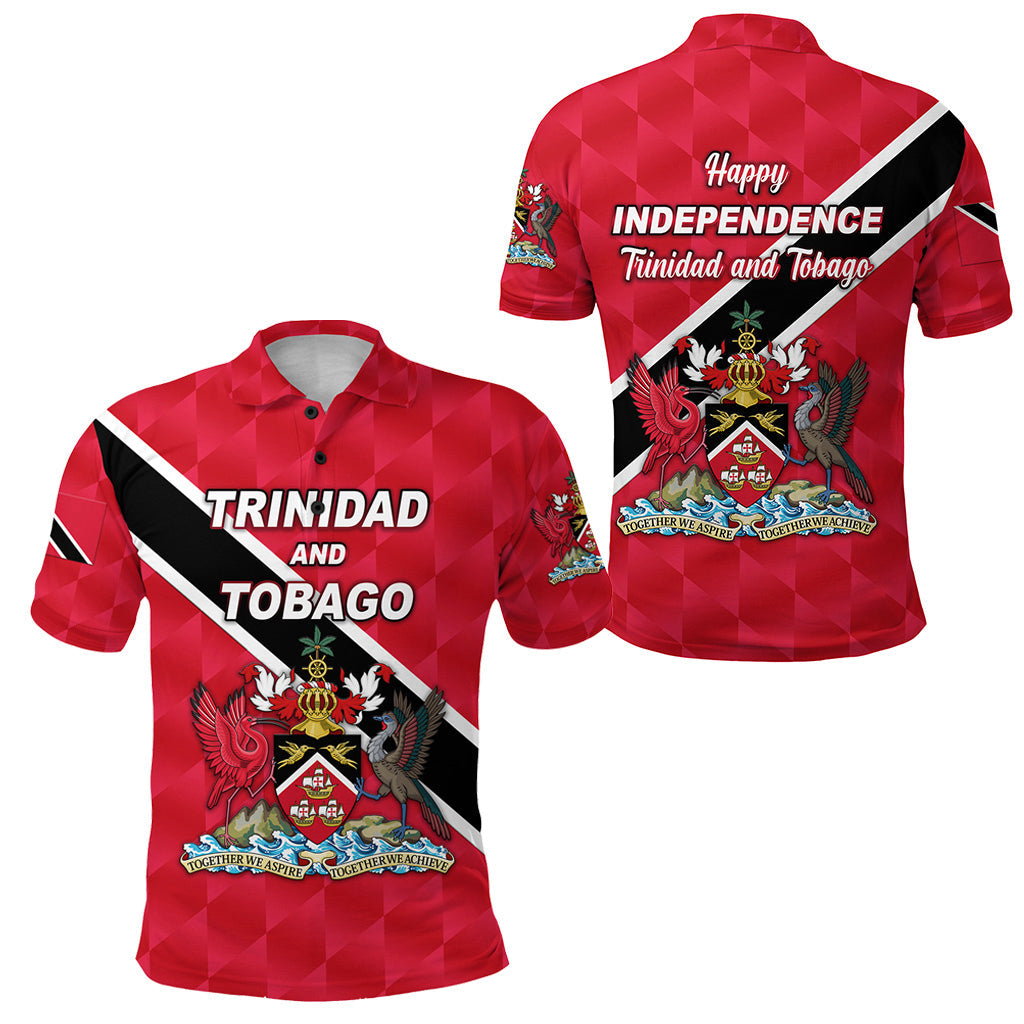 Happy Trinidad and Tobago Polo Shirt independence Day Red LT8