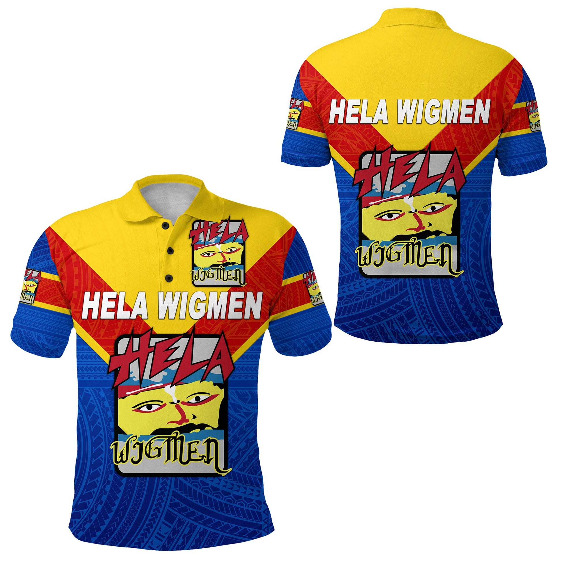 Papua New Guinea Hela Wigmen Polo Shirt Rugby Original Style
