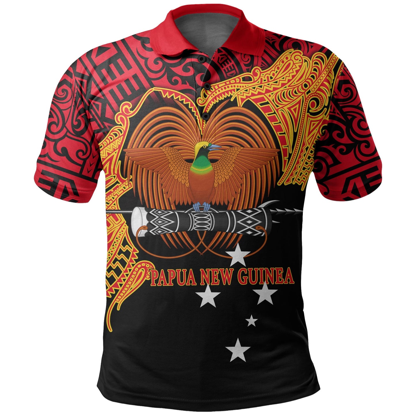 Papua New Guinea Polo Shirt Bird Of Paradise