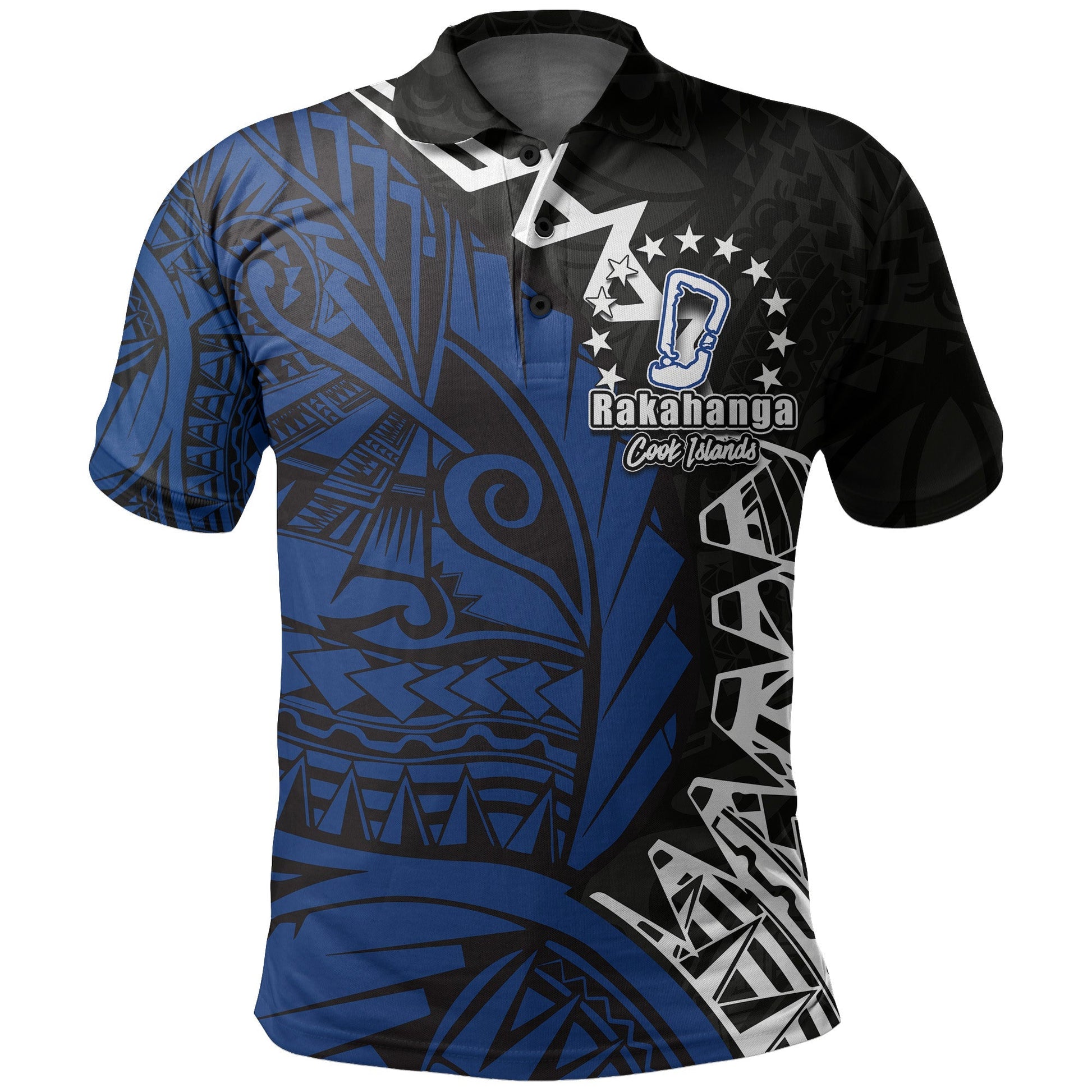 Islands Polo Shirt Rakahanga Polynesian Style