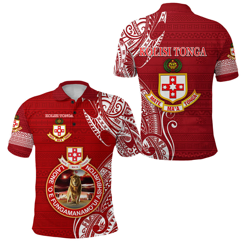 Kolisi Tonga Mate Ma'a Tonga Polo Shirt Laione 'O E Fungamanamo'Ui Ashburton