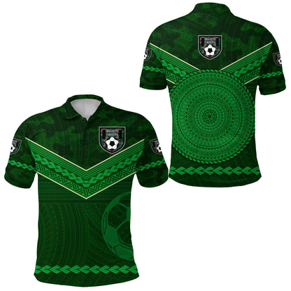Mighty Greens Polo Shirt Military Football Team Simple Style NO.1