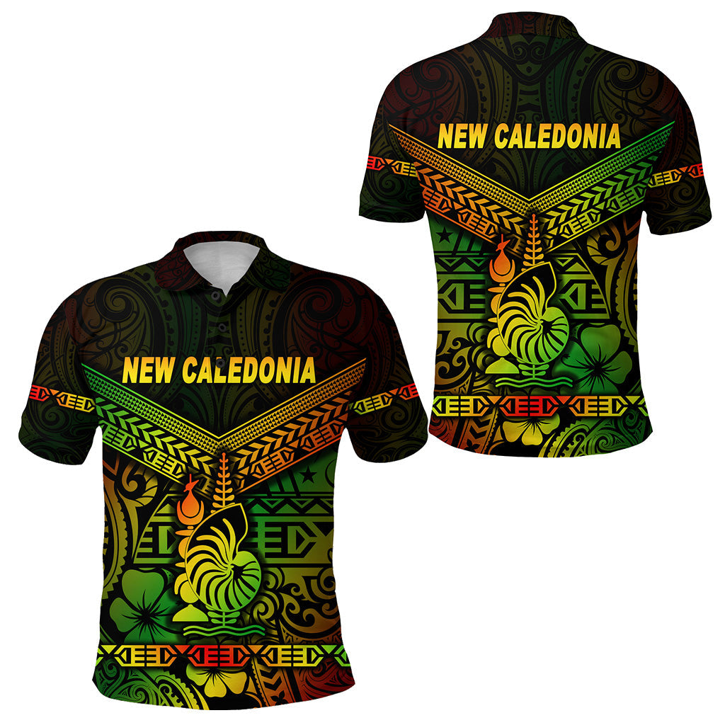 New Caledonia Polo Shirt Simple Style - Reggae