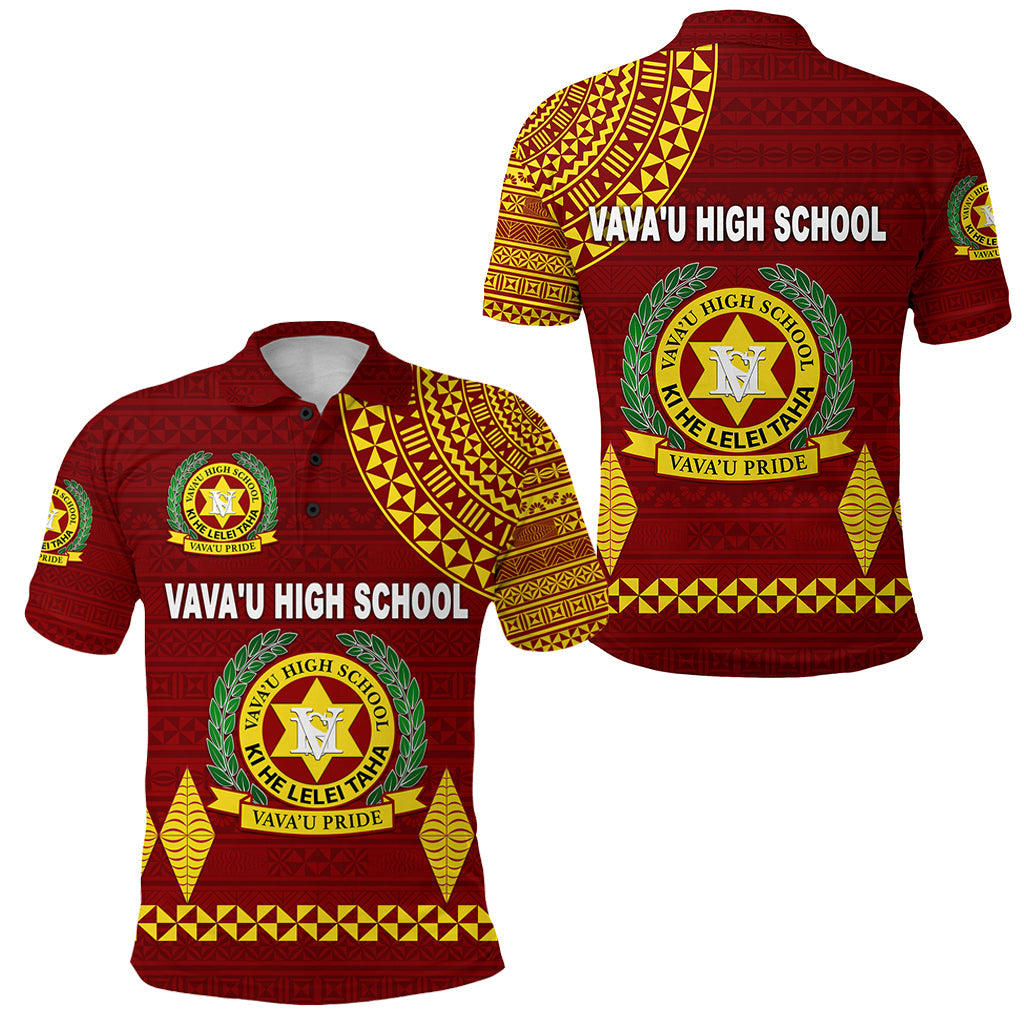 Tonga Vava'u High School Polo Shirt Simple Style - Maroon
