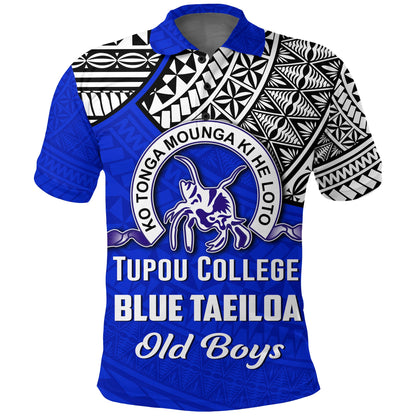 Tupou College BLUE TAEILOA Old Boys Polo Shirt