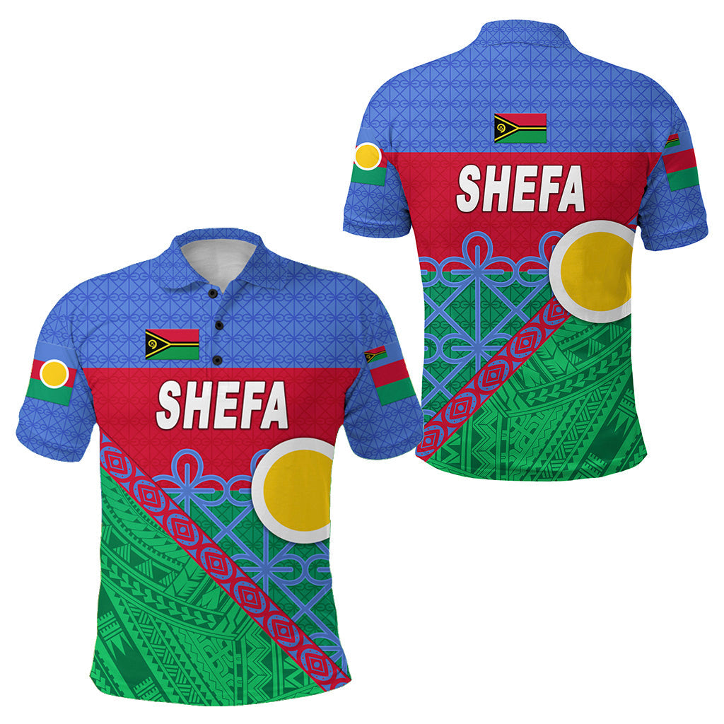 Shefa Province Polo Shirt Vanuatu Pattern Unique Style