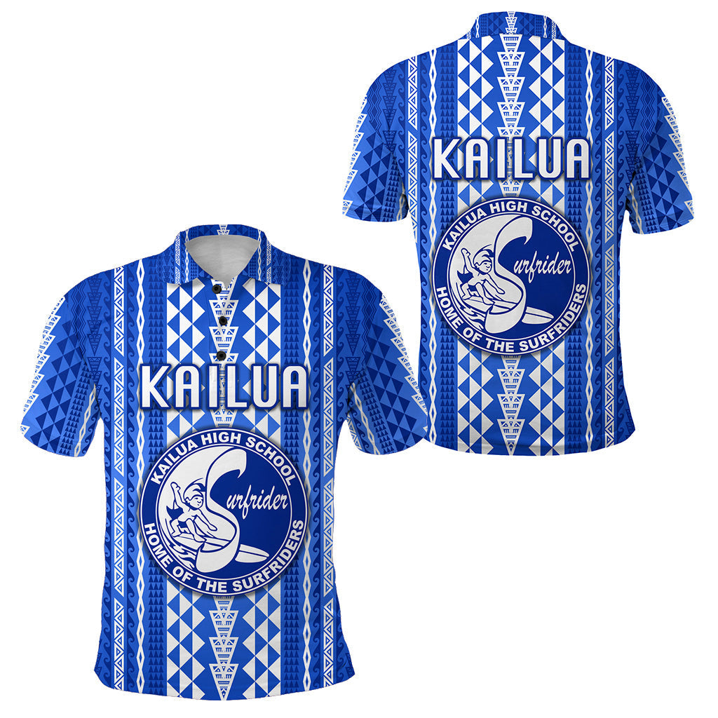 Hawaii Kailua High School Polo Shirt Surfriders Simple Style