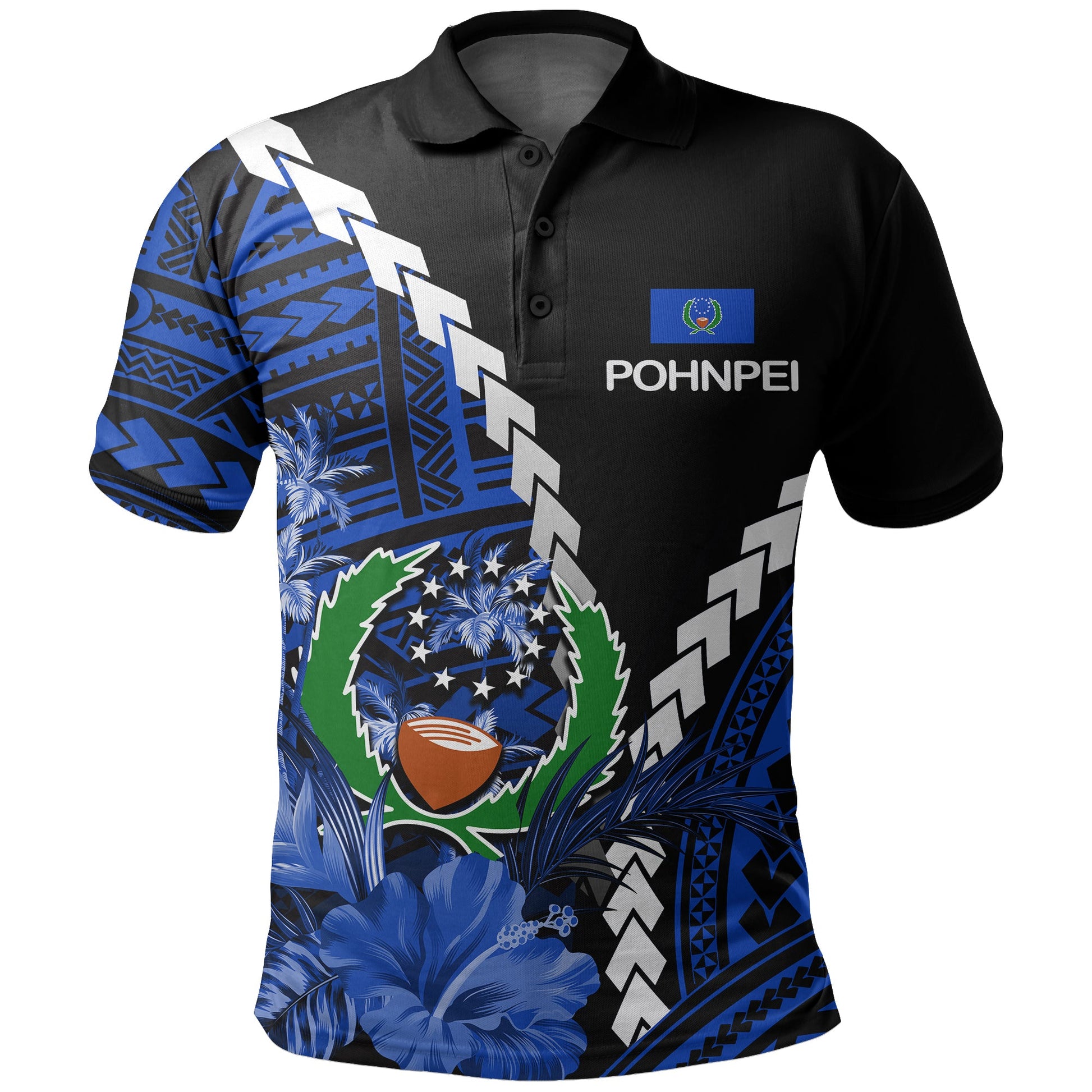 Pohnpei Polo Shirt Polynesian Style