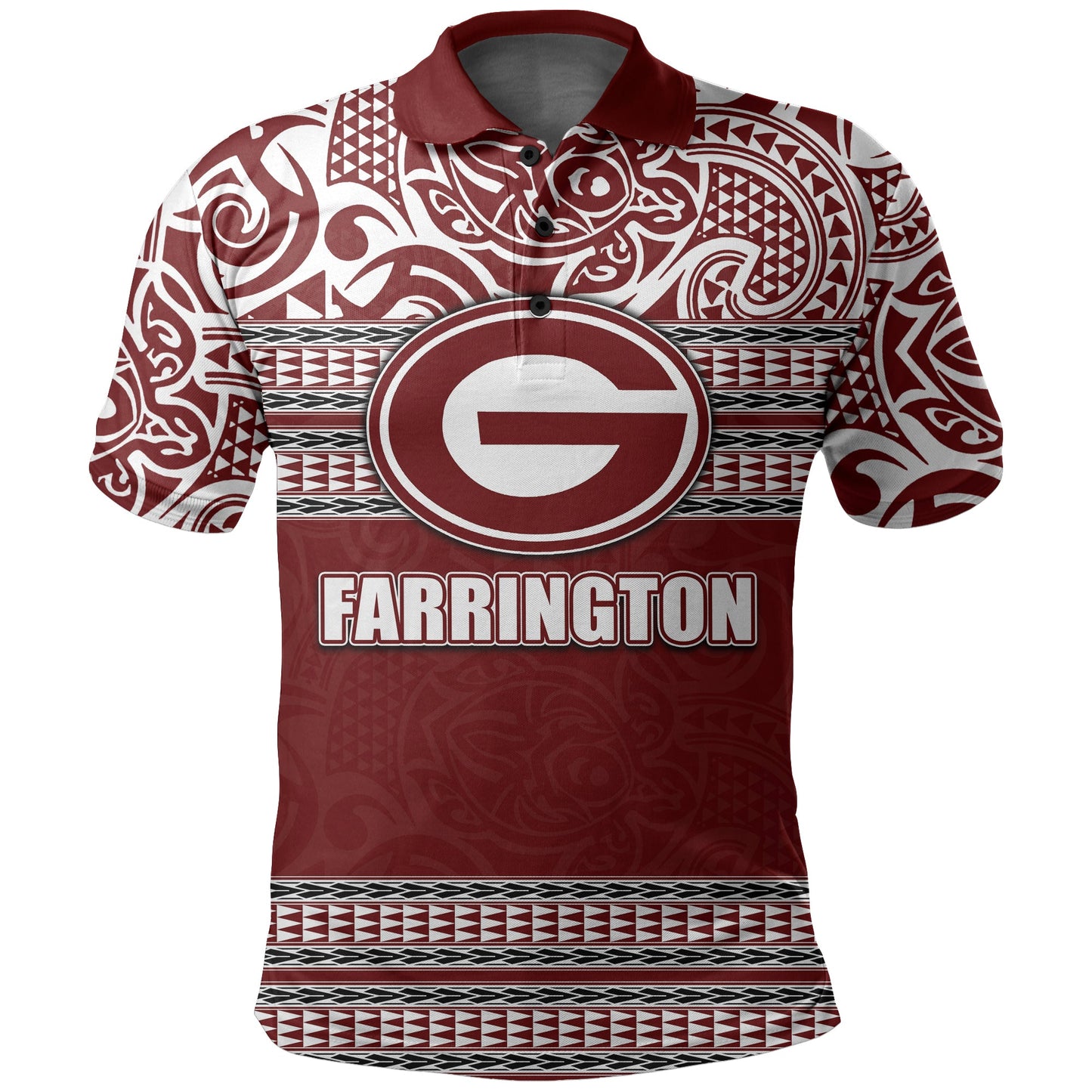 Hawaii Farrington High School Polo Shirt No.1