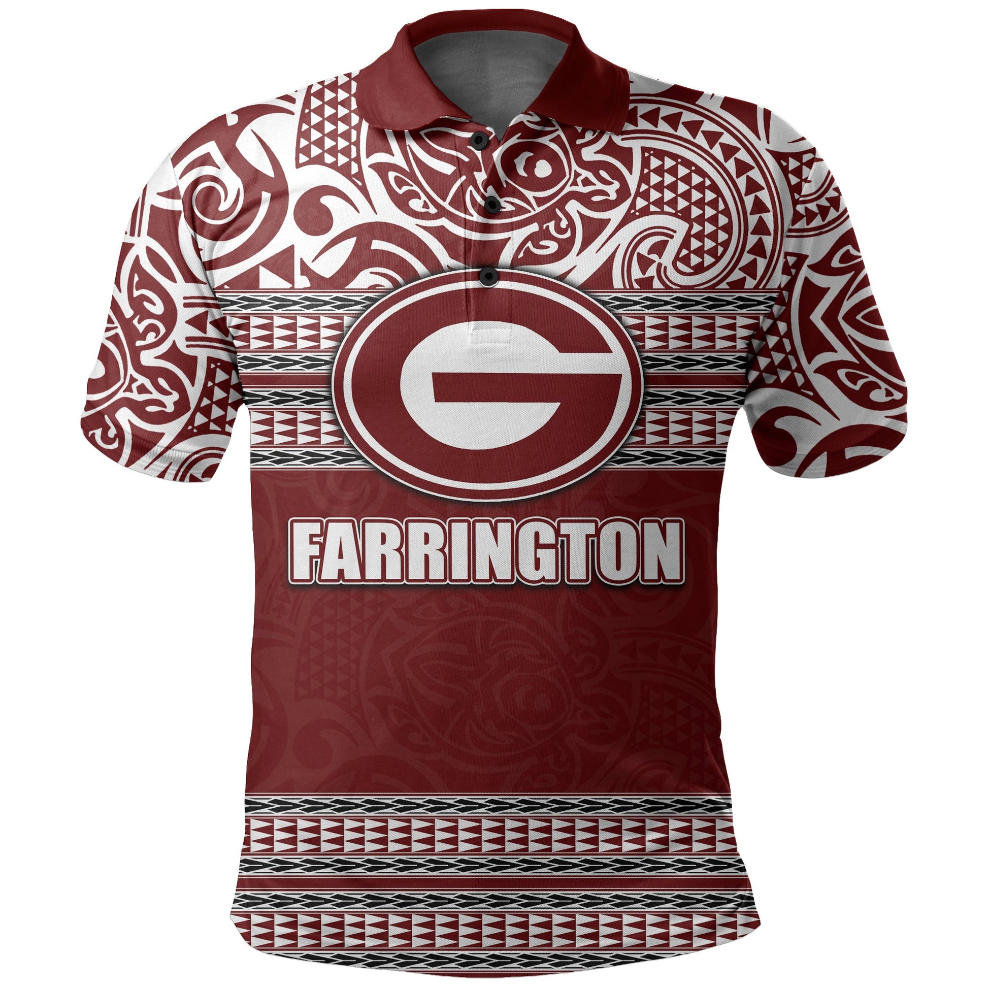 Hawaii Farrington High School Polo Shirt No.1