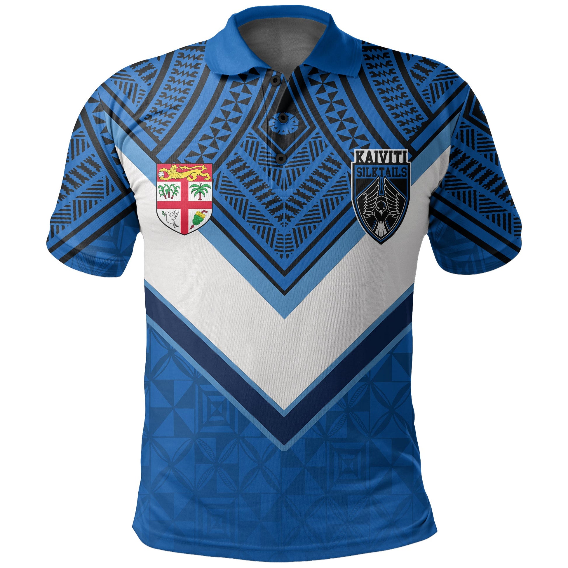 Fiji Kaiviti Silktails Polo Shirt All Over Print
