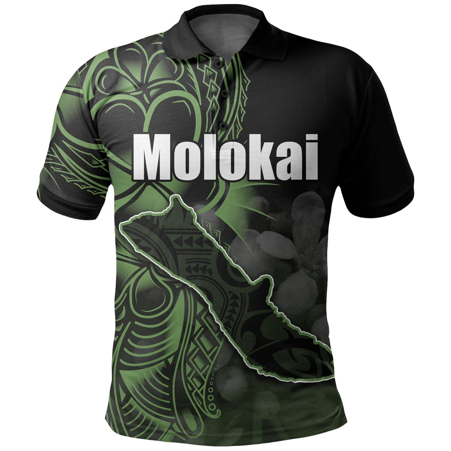 Hawaiian Islands Polo Shirt Molokai Shirt