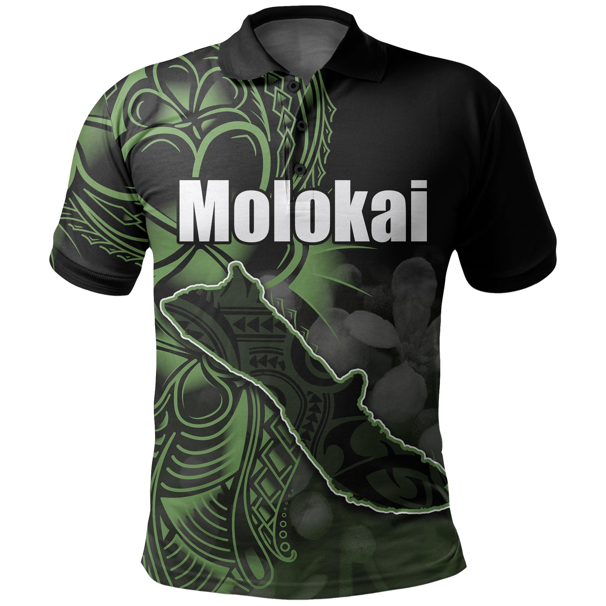 Hawaiian Islands Polo Shirt Molokai Shirt