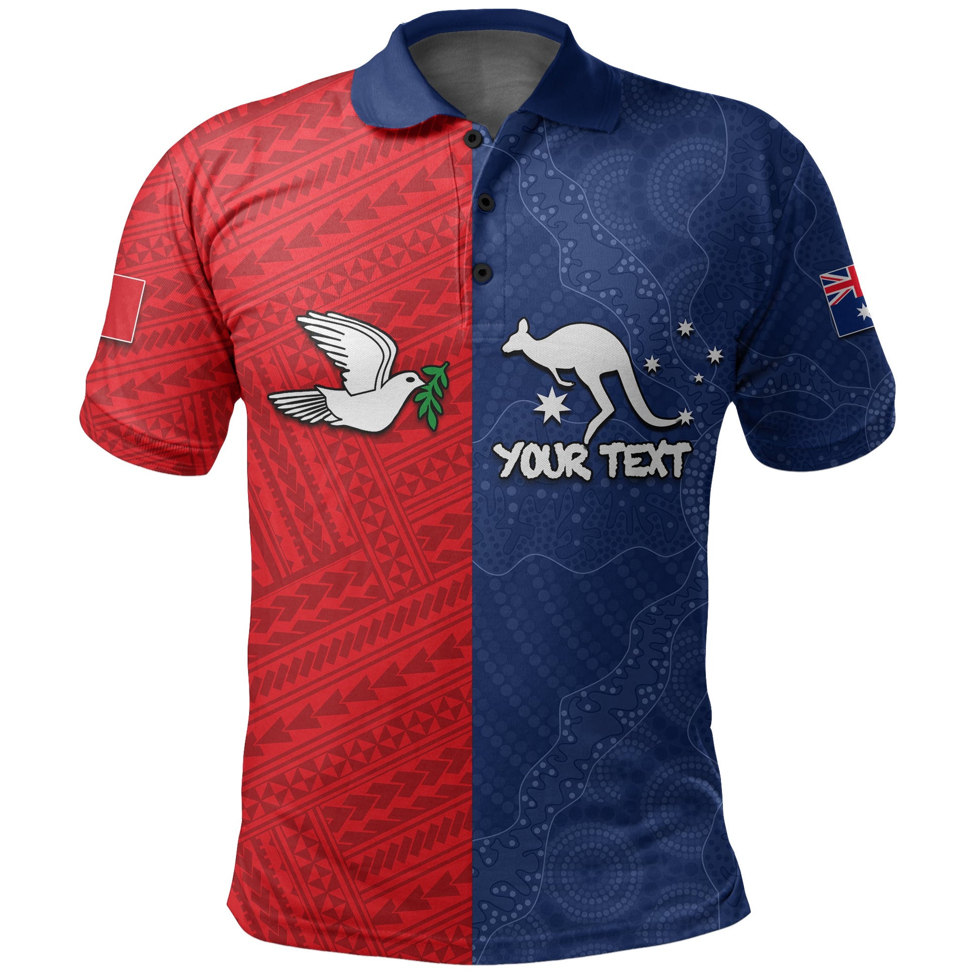 Custom Personalised Kalapu Fofoanga Robinvale Polo Shirt Half Style