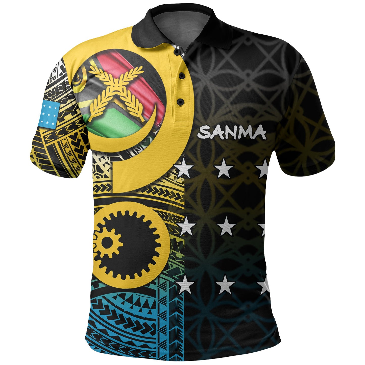 Sanma Province Polo Shirt Of Vanuatu Pig Tusk