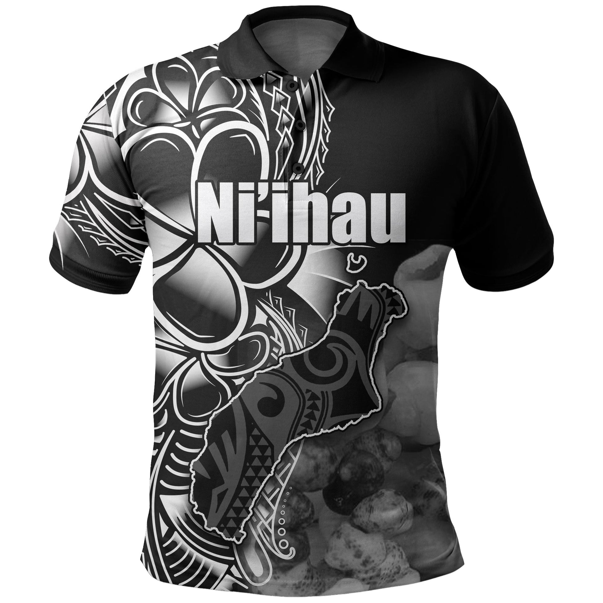 Hawaiian Islands Polo Shirt Ni’ihau Shirt All Over Print
