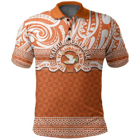 Tailulu College Polo Shirt Tonga Patterns