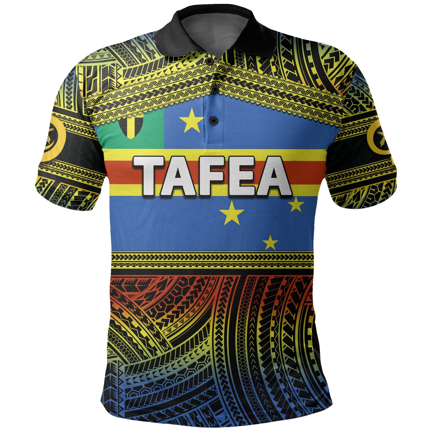 Tafea Day Polo Shirt Of Vanuatu Polynesian Patterns