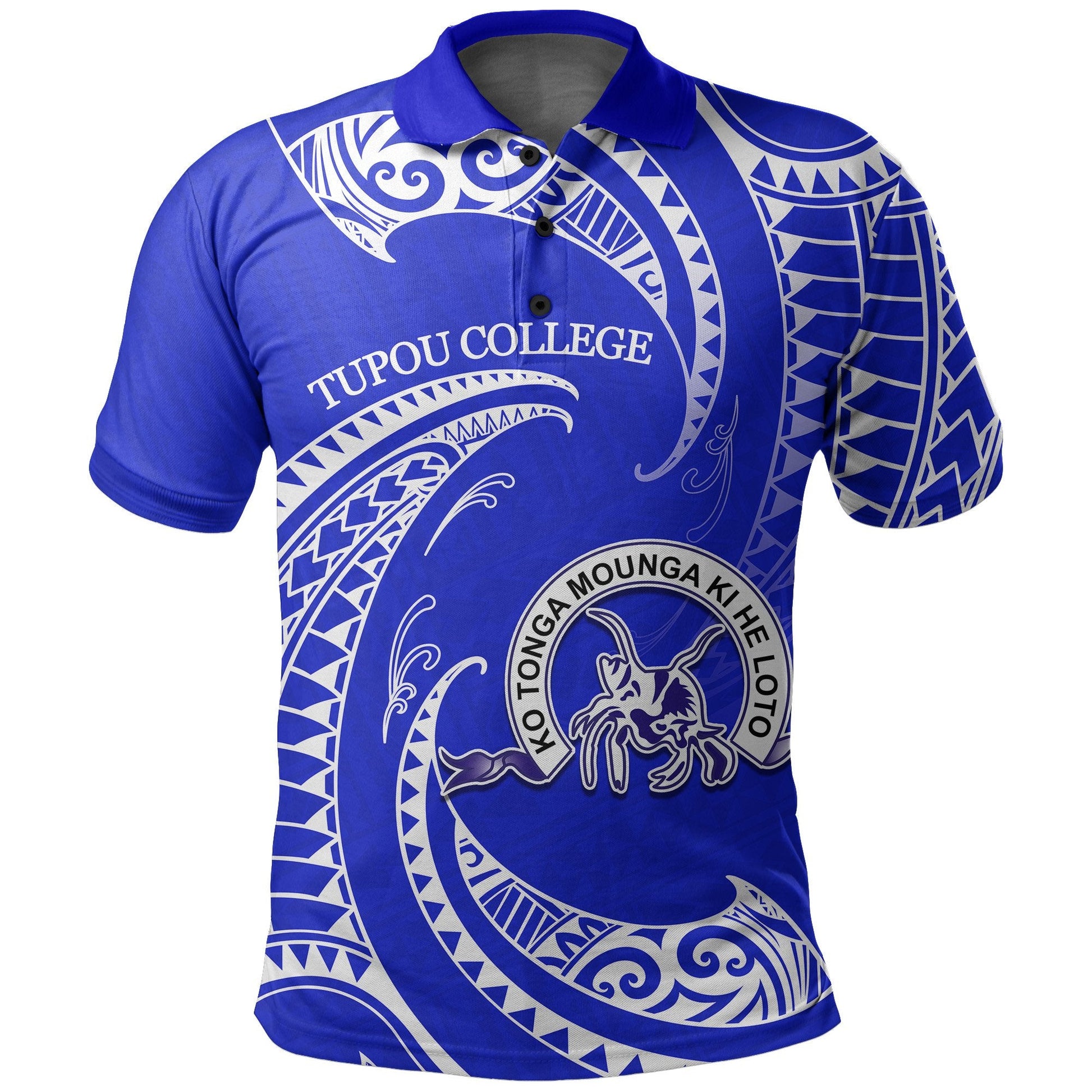 Tonga Tupou College Polo Shirt Special Polynesian
