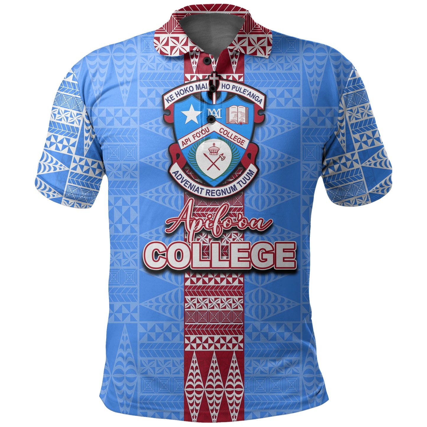 Tonga Apifoou College Polo Shirt Tonga Simple Style