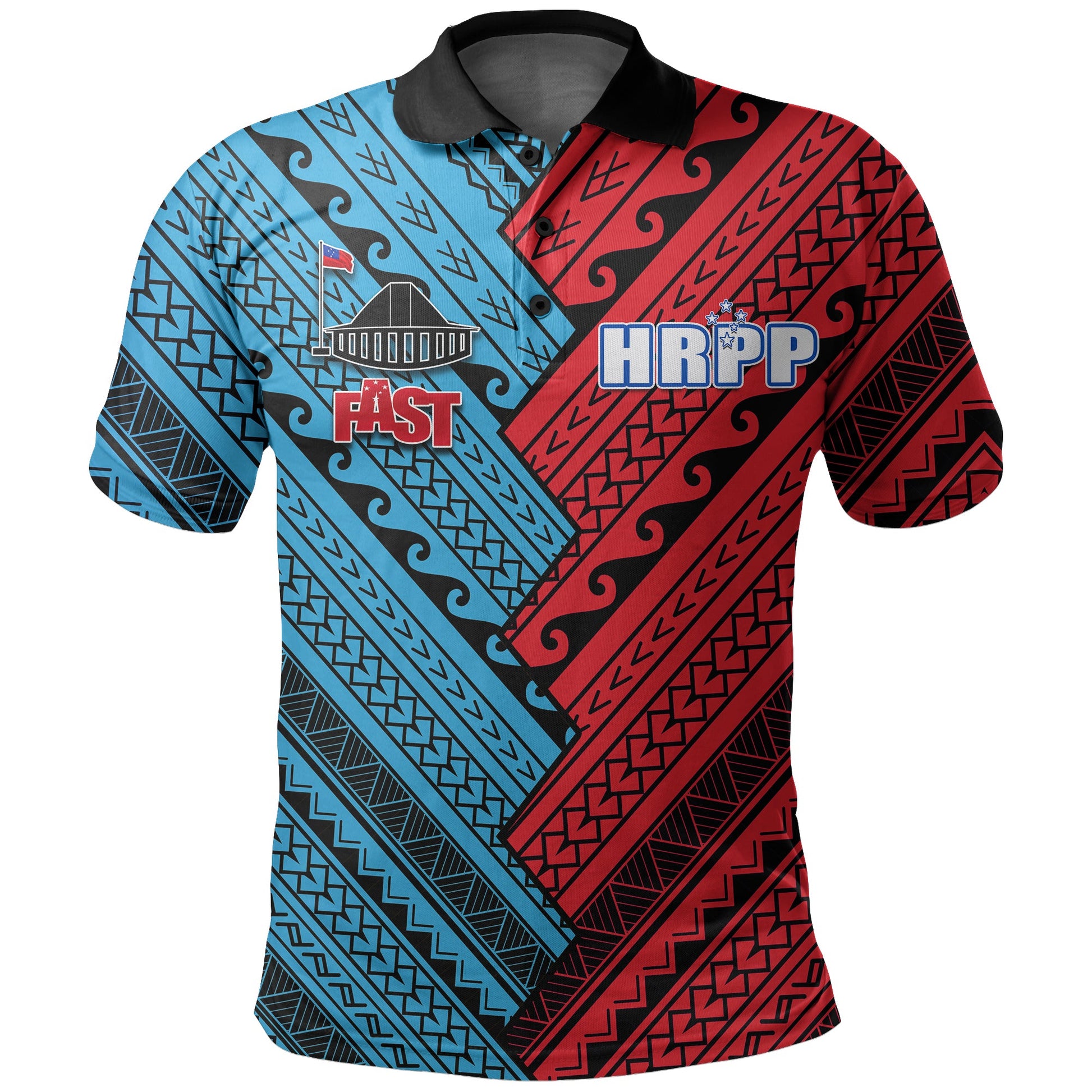 HRPP And Fast Samoa Polo Shirt Half Style