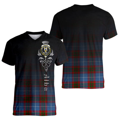Printivon Preston Tartan Crest Alba Celtic T Shirt