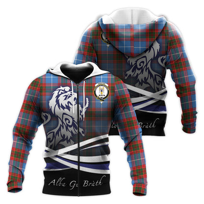 Printivon Preston Tartan Scottish Lion Hoodie