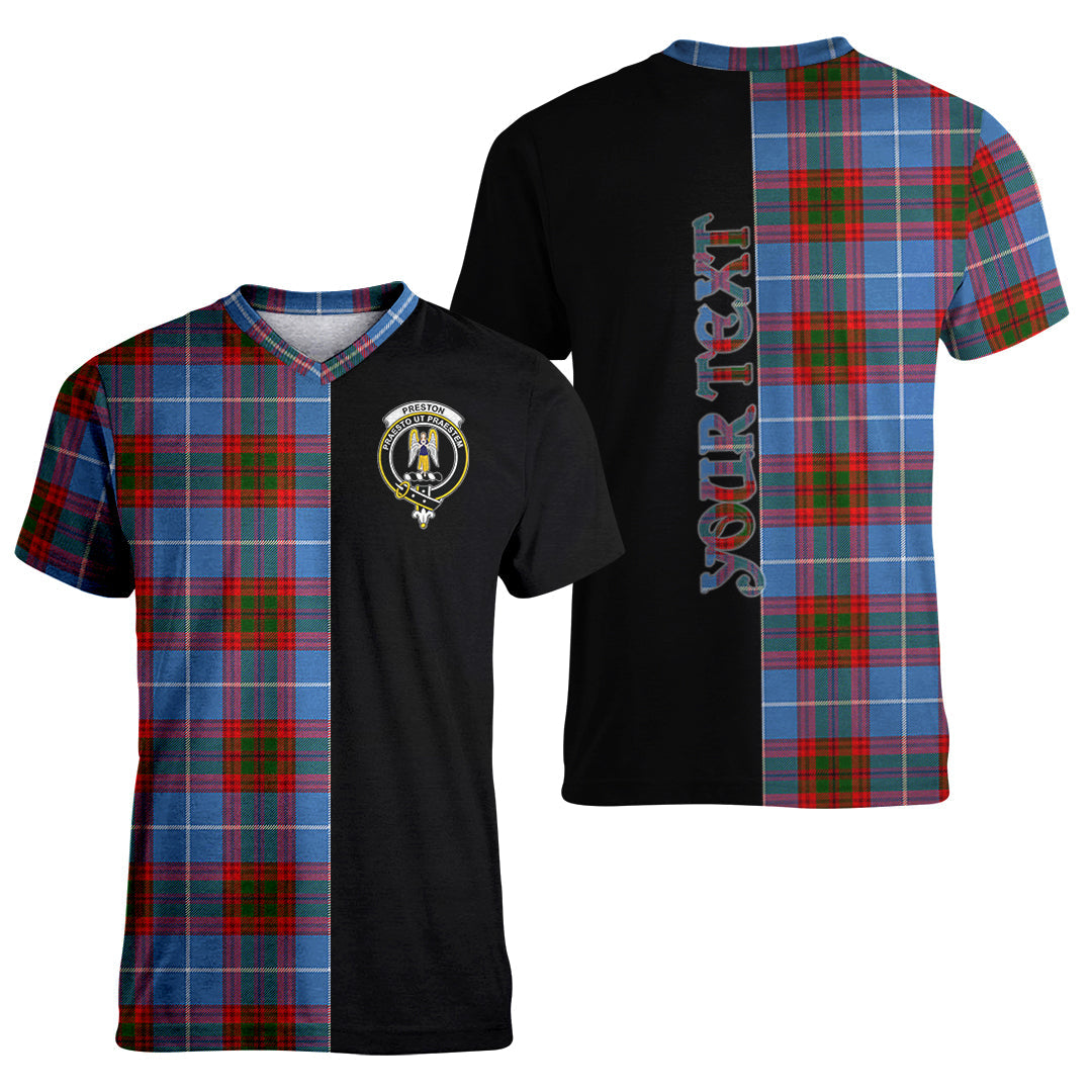 Printivon Preston Tartan Personalize Half T shirt