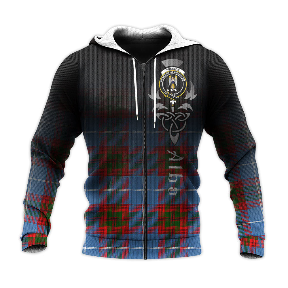 Printivon Preston Tartan Crest Alba Celtic Hoodie