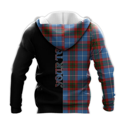 Printivon Preston Tartan Personalize Half Hoodie